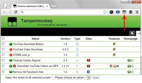 Why tampermonkey download botton not shown on youtube